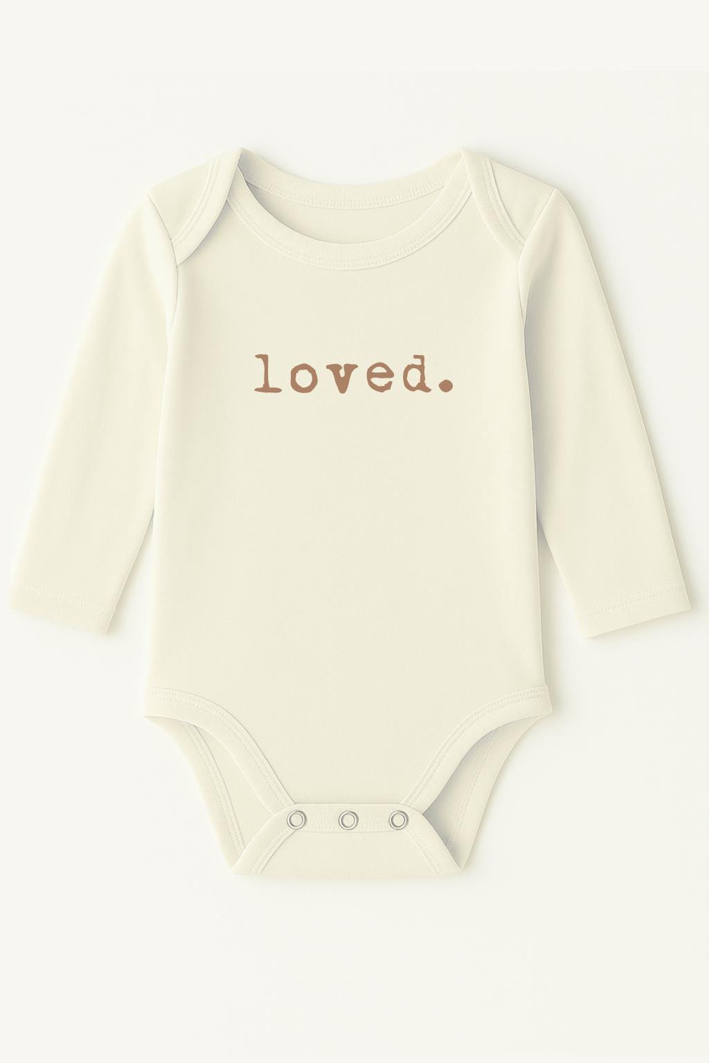 Loved Clay Organic Cotton Baby Bodysuit Long Sleeve