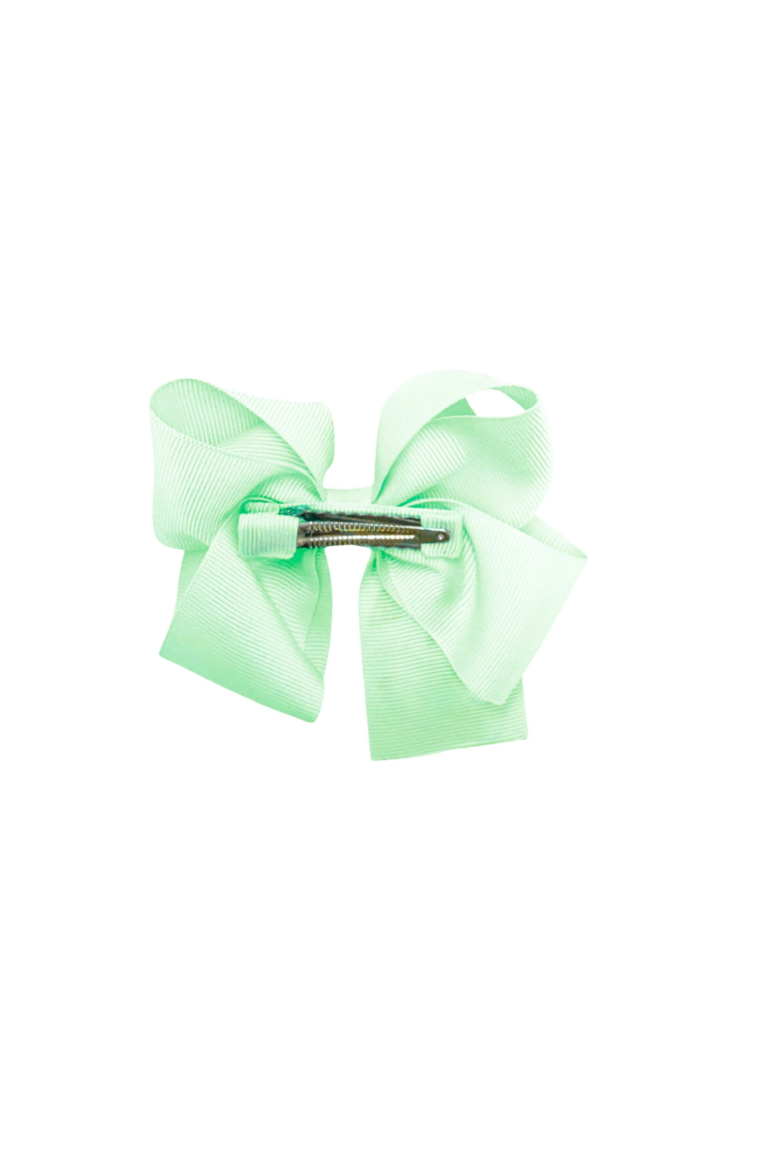 Rainbow Shamrock Hair Bow