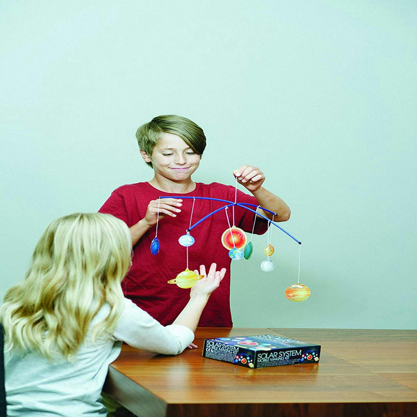 4M Glow-in-the-Dark Solar System Mobile Making Kit