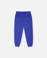 French Terry Sweatpants With Cross Seams