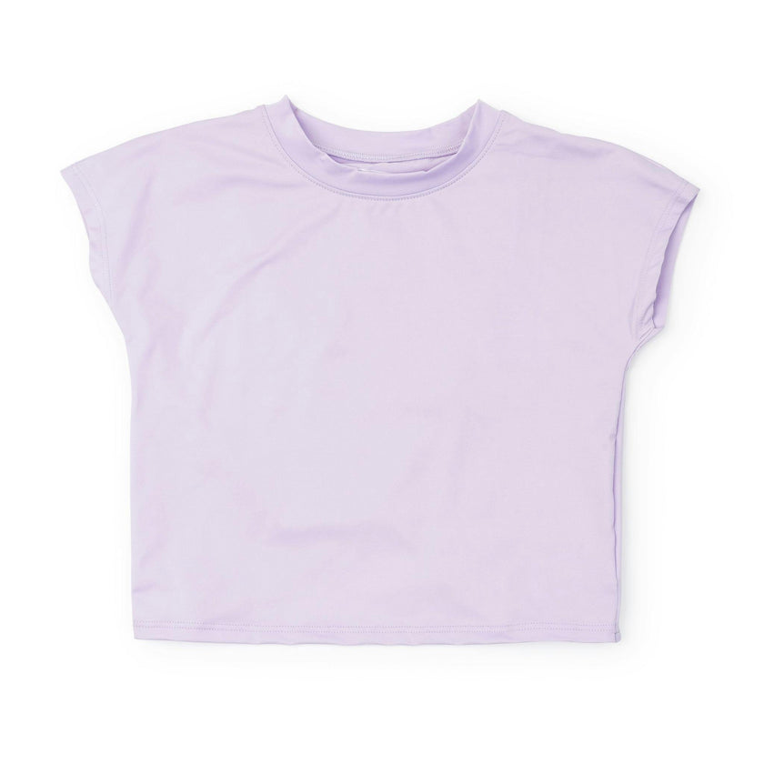 Sloane Girls' Short Sleeve Performance Top by LH Sport - Lavender