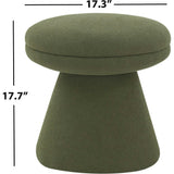 Gisella Boucle Ottoman / Olive