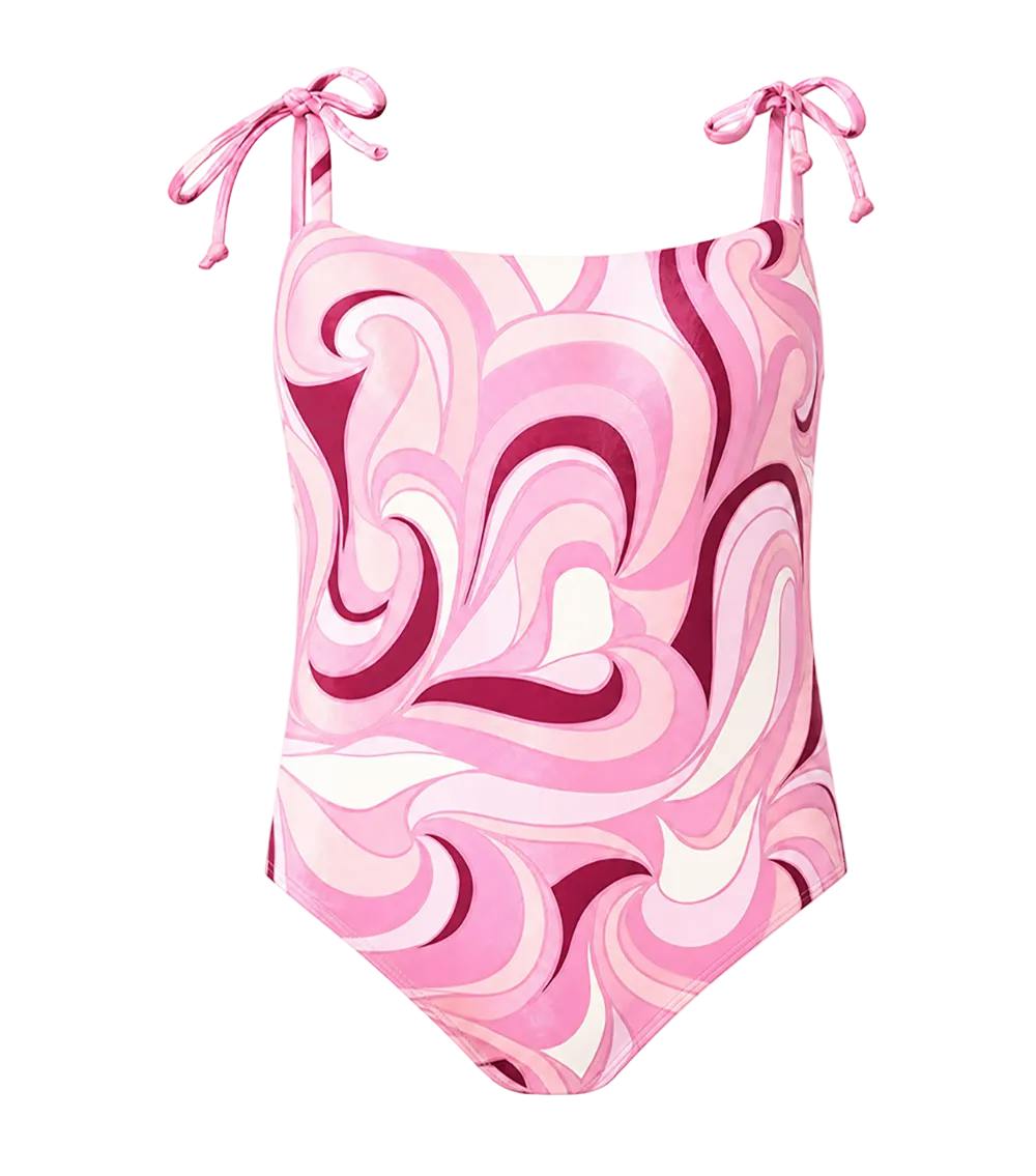 vivi one piece groovy pink