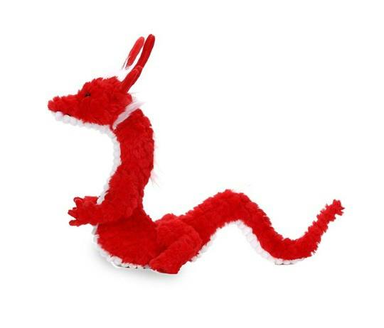 Red Isaac the Dragon Stuffed Animal 38cm