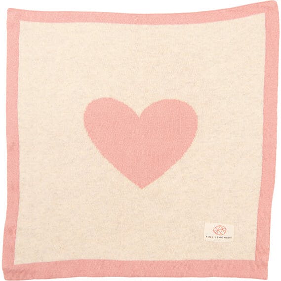 Smiley Hearts Baby Blanket Set