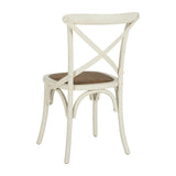 Set of 2 Franklin X Back Farmhouse Chairs
