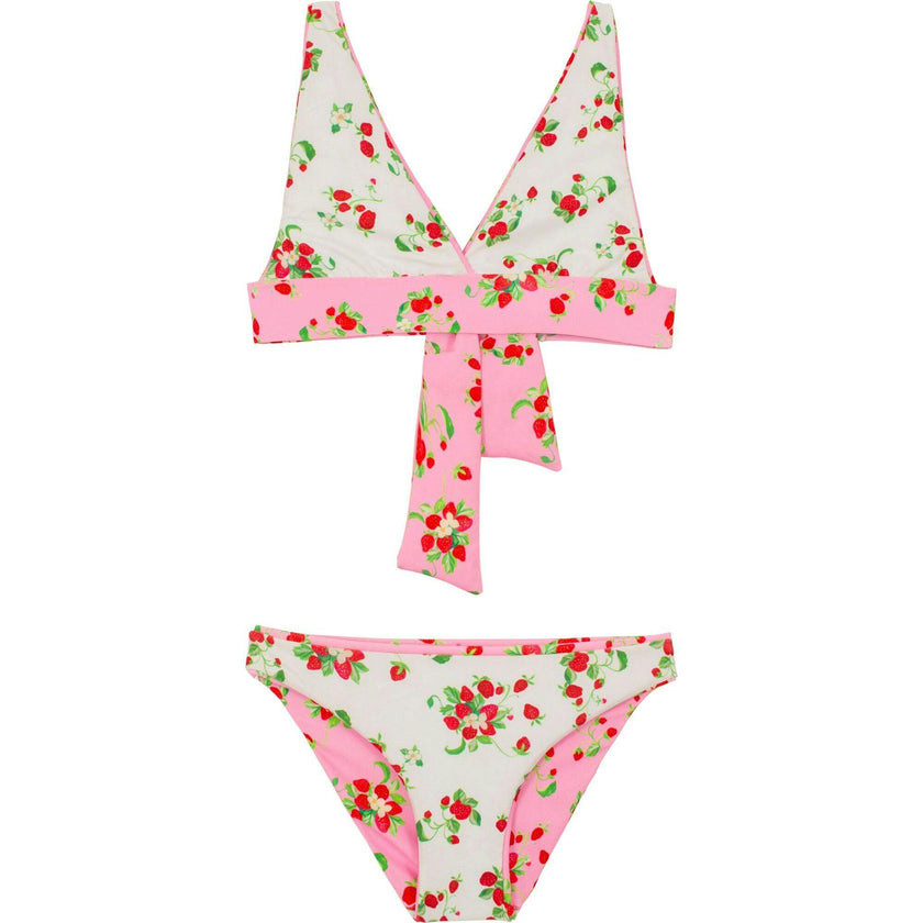 Strawberry Aliie Reversible Halter Bikini, Prints