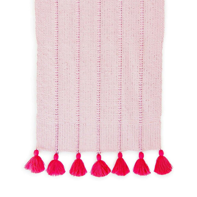 Petal Tassel Table Runner