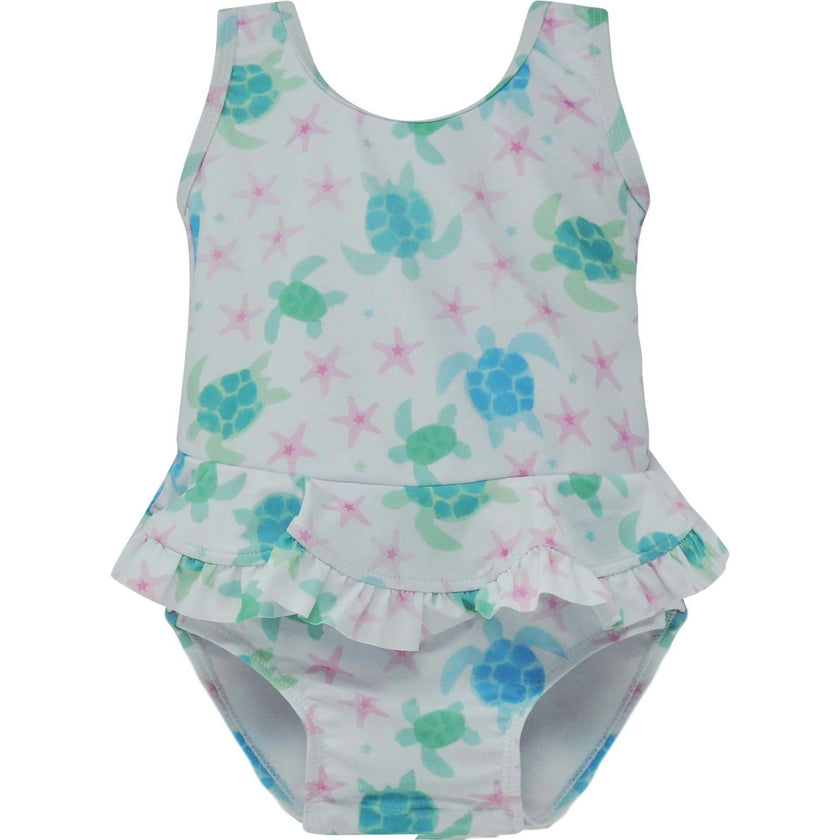 UPF 50+ Stella Infant Ruffle Swimsuit