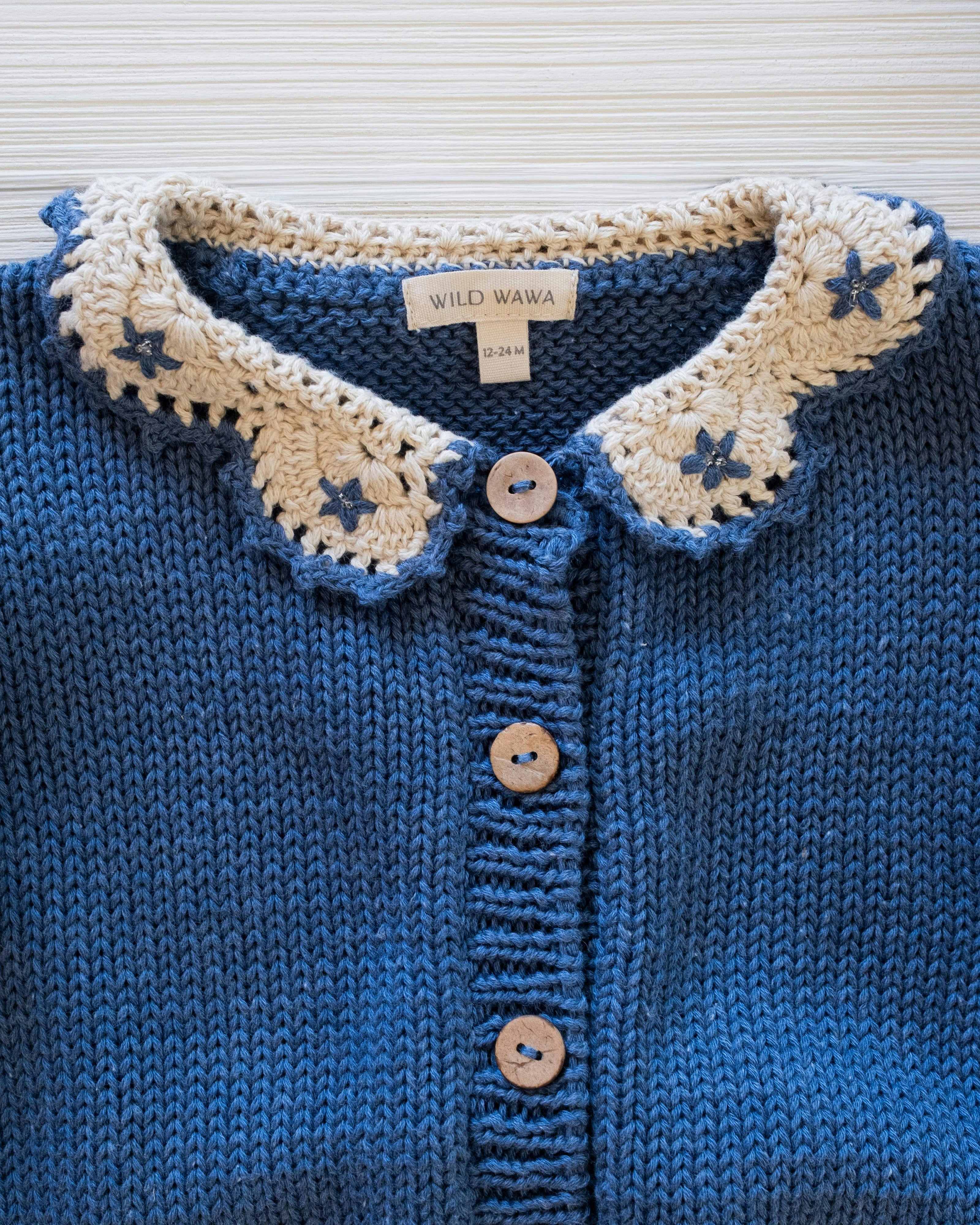 Ines Cardigan in Blue Hour