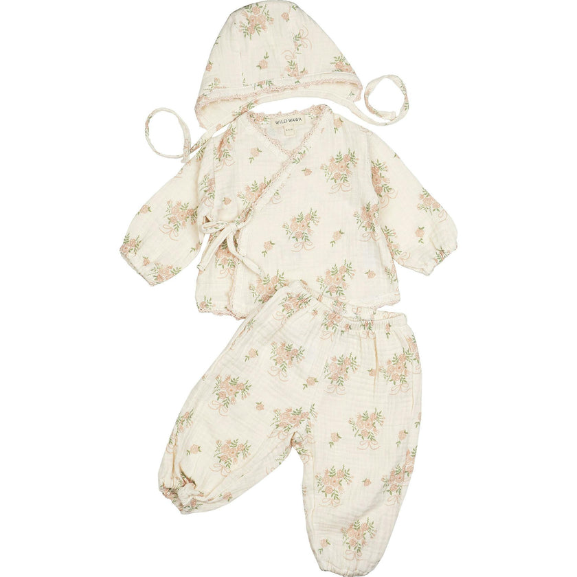 Gauze Three Piece Set