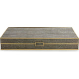 Shagreen Backgammon Set