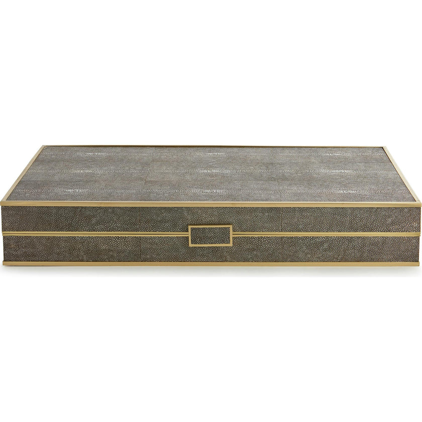 Shagreen Backgammon Set