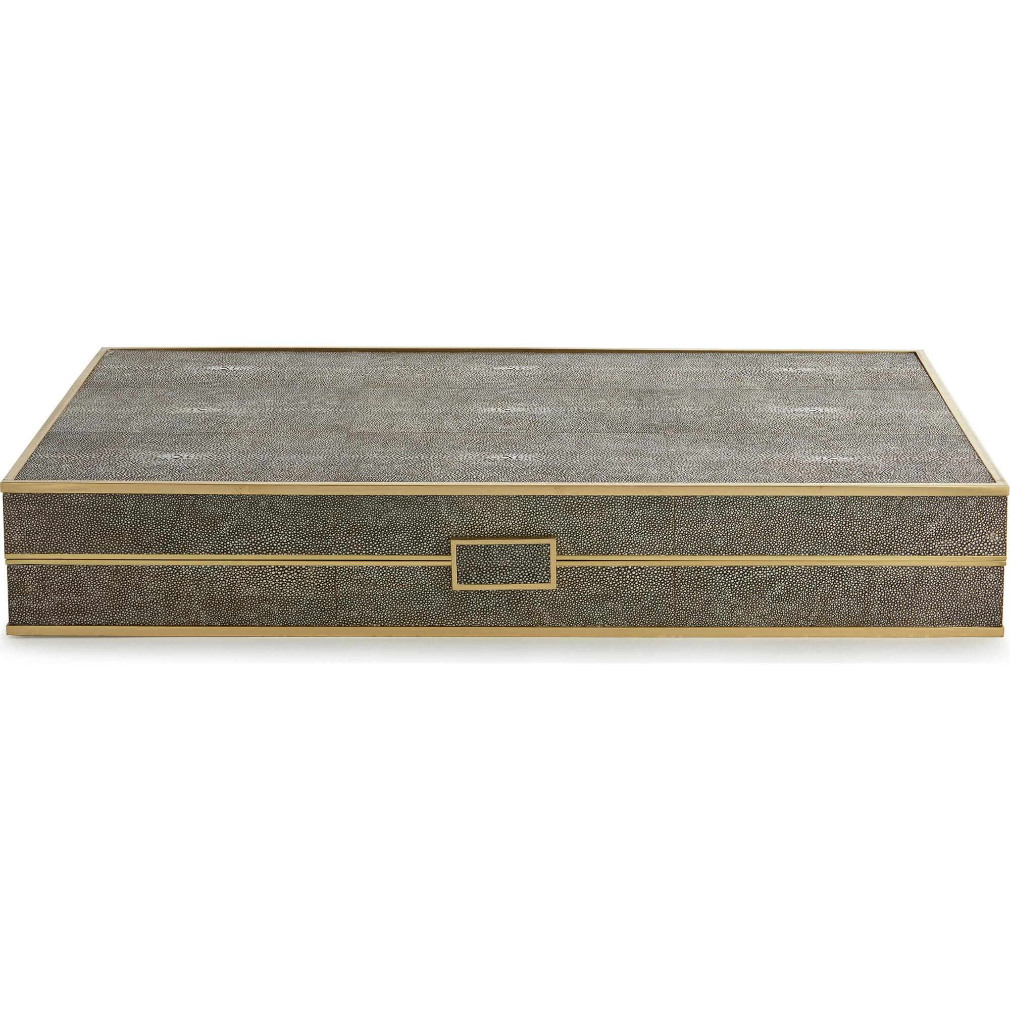 Shagreen Backgammon Set