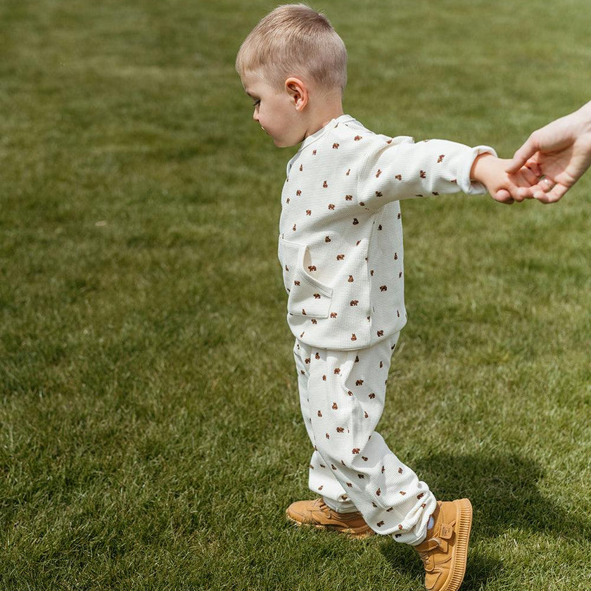 Little Waffle Knit Sweatpants