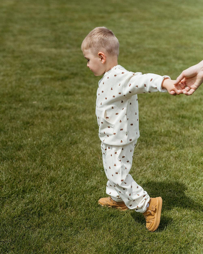 Little Waffle Knit Sweatpants