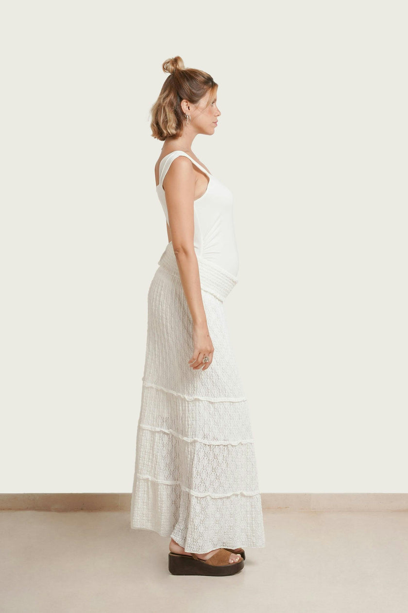Florence Stretch Lace Maxi Skirt