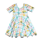 Reese Print Scoop Neck Dress