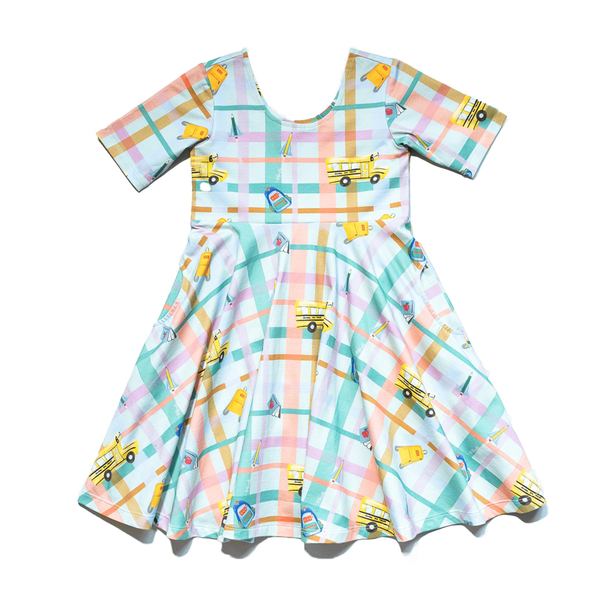 Reese Print Scoop Neck Dress