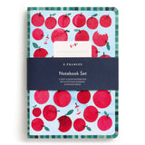 Apple a Day Set of Two Stitched Notebooks