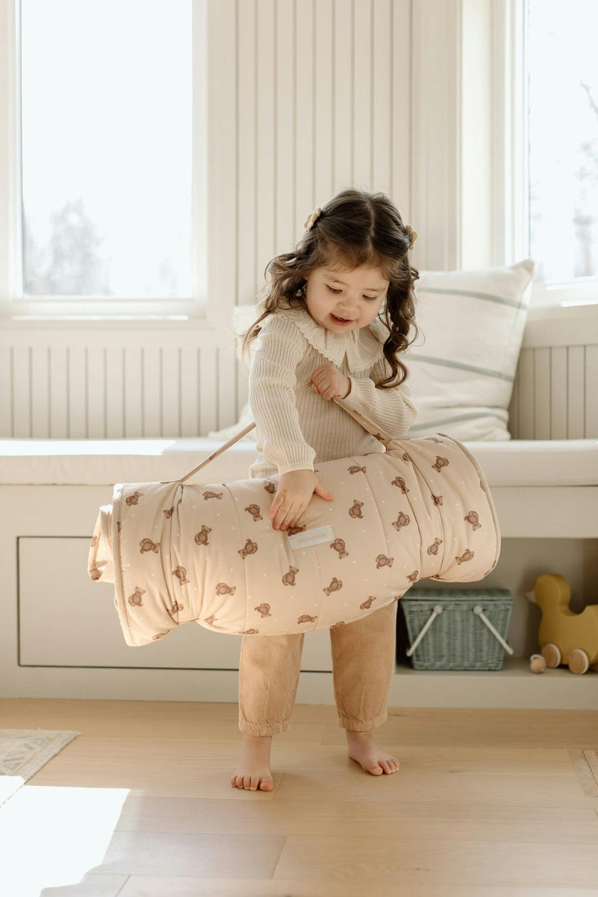 Organic Toddler Nap Roll-N-Rest Mat Set