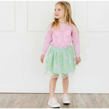 Pink Bow Sequin Patch Sweatshirt