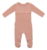 Speckled Smocked Footie