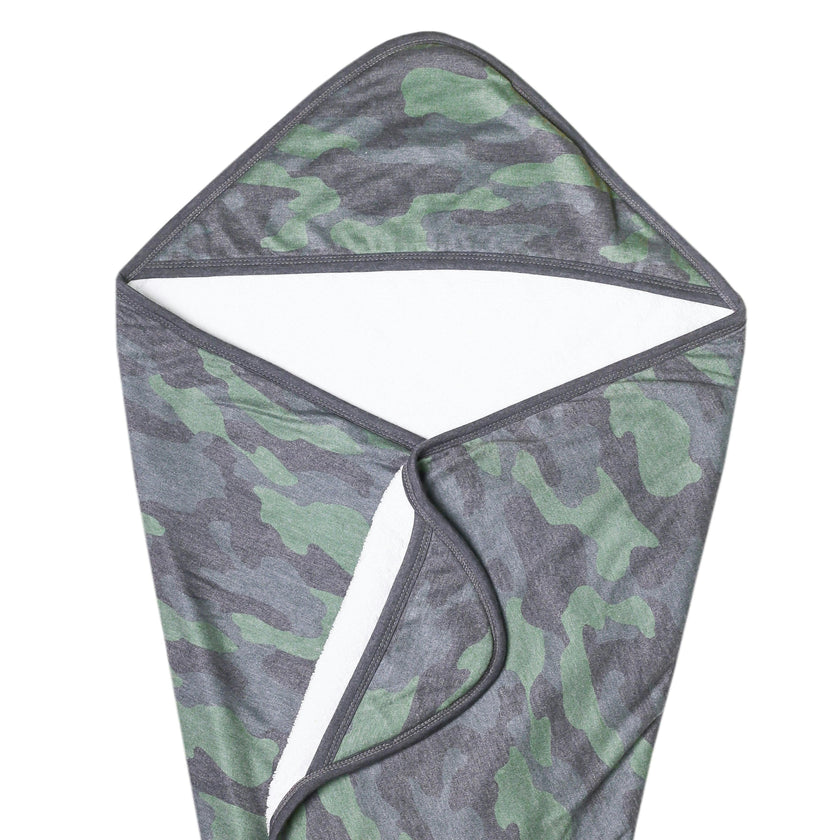 Premium Baby Knit Hooded Towel - Hunter