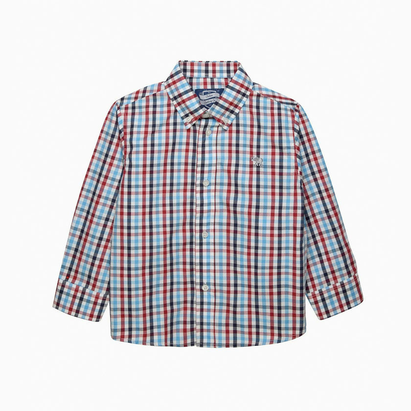 Thomas Shirt in Red/Blue Gingham