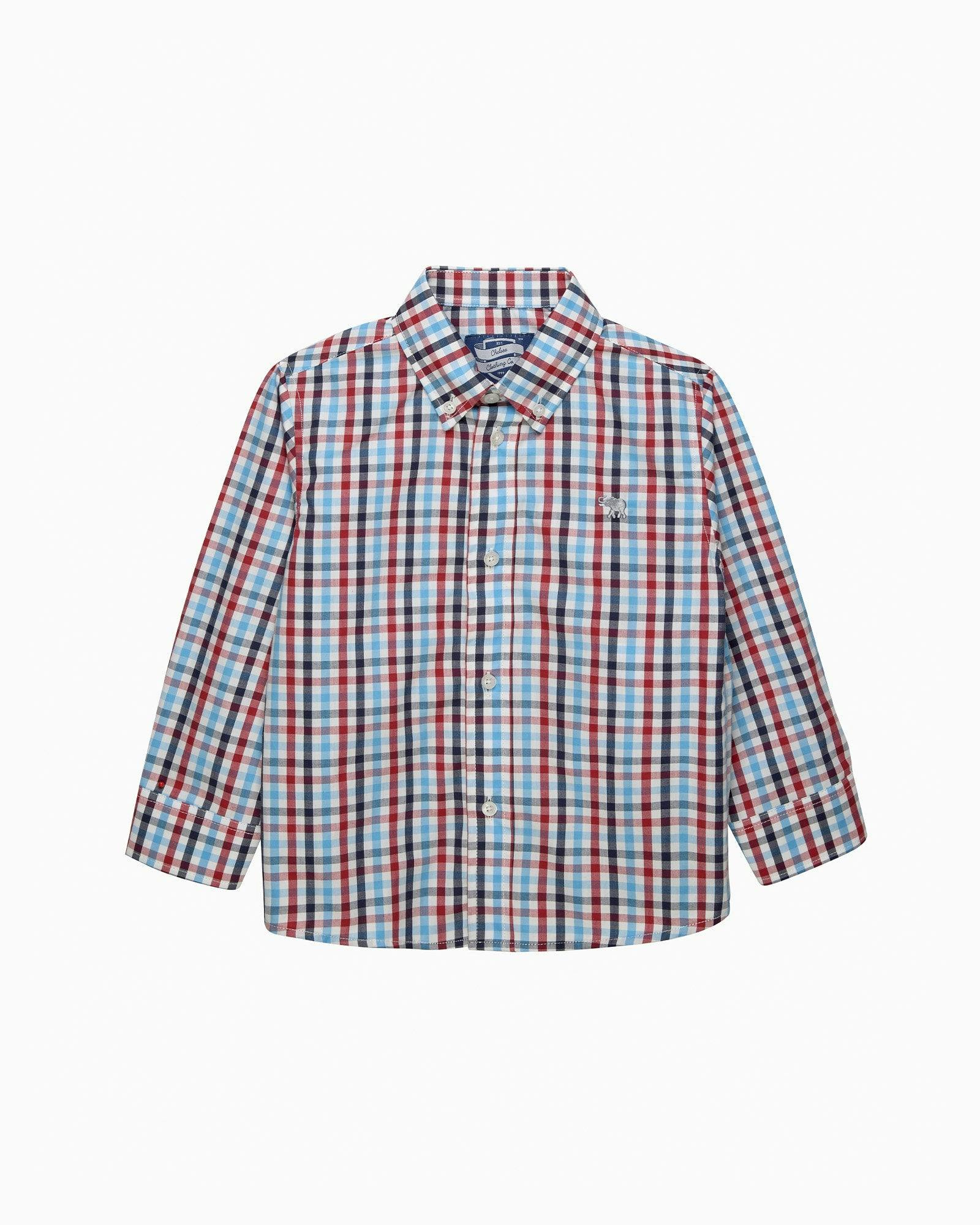 Thomas Shirt in Red/Blue Gingham