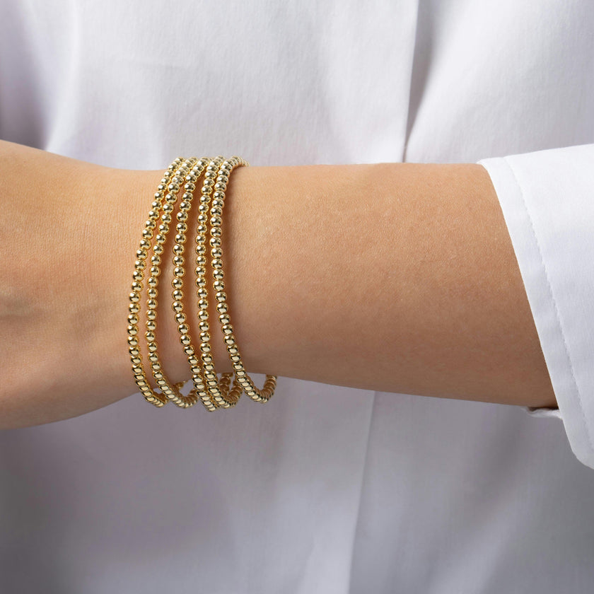 3mm Bead Bracelet Stack