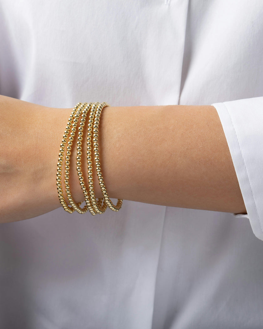 3mm Bead Bracelet Stack