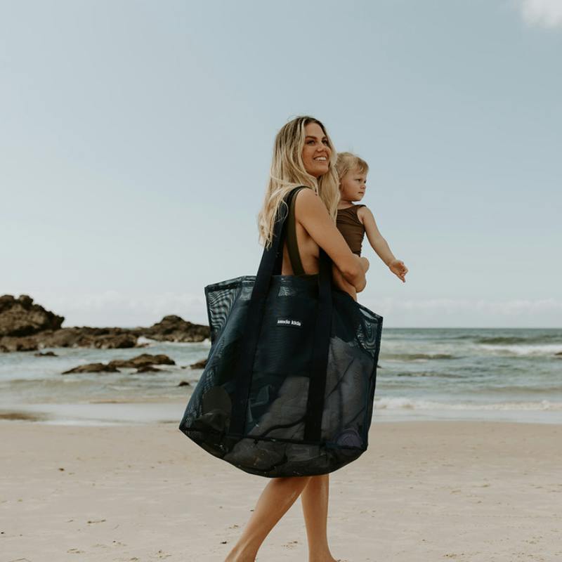 Beach Hauler™ Mesh Beach Bag - Deep Sea