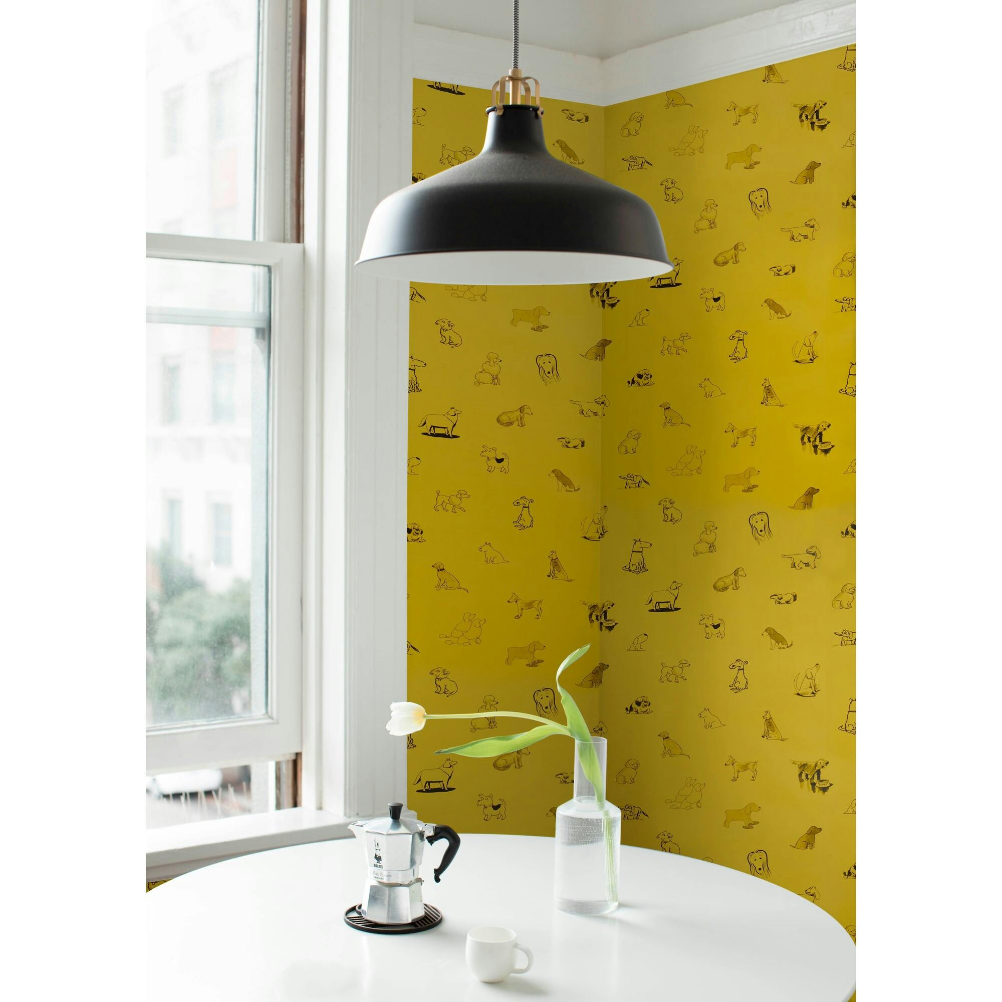 Good Dogs Everywhere Woven Wallpaper