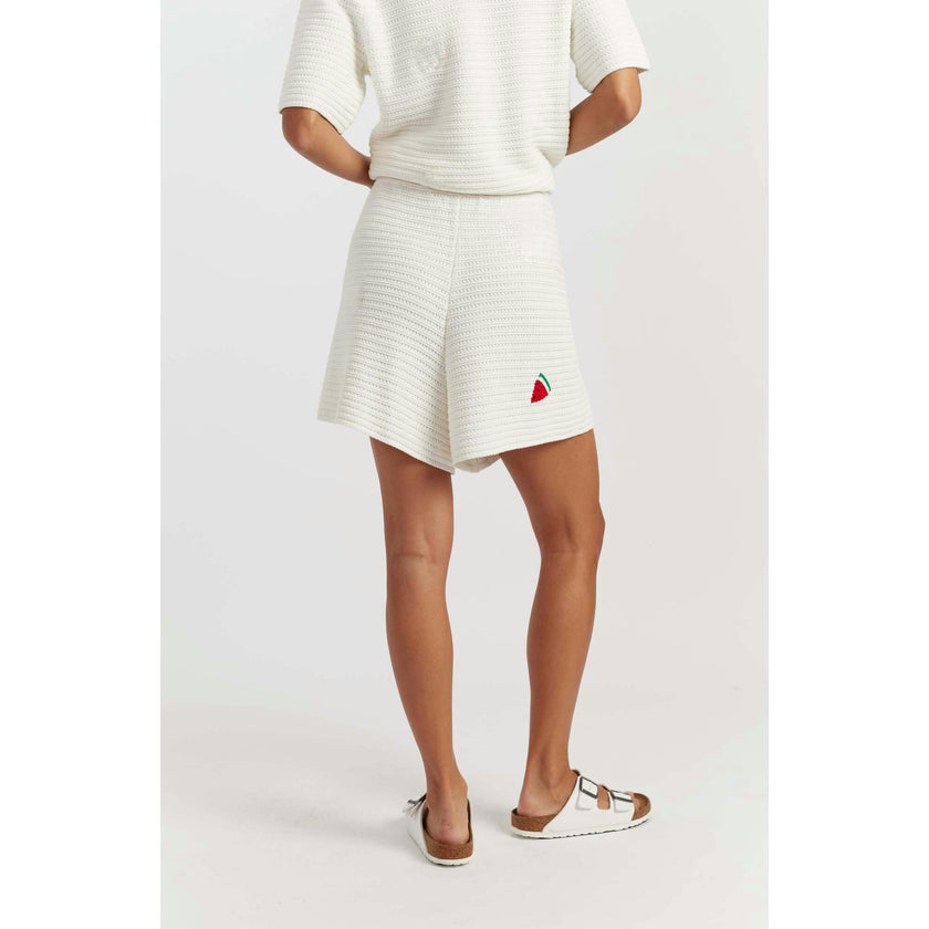 Cotton Snoopy Crochet Shorts
