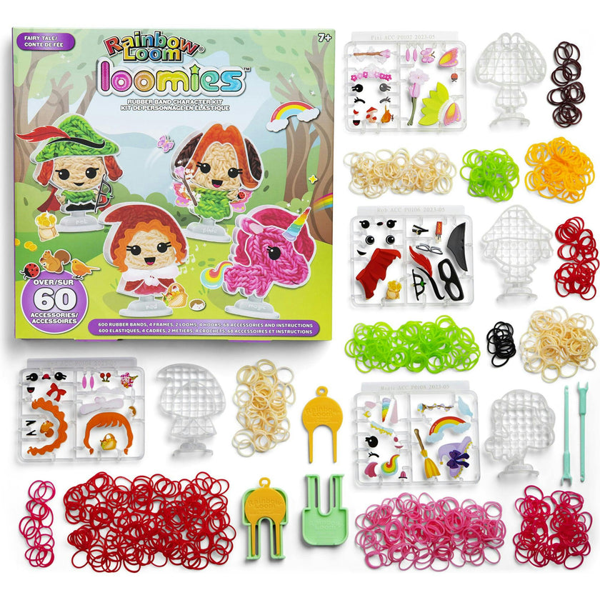 Rainbow Loom: Loomies Fairy Tale Figurines - 4 Character Rubber Band Kit