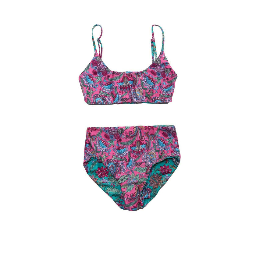Girls Reversible Bikini Set – Two-in-One Design (Liberty)
