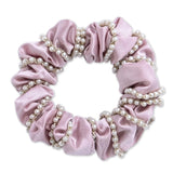 Pearl Accent Scrunchie Set