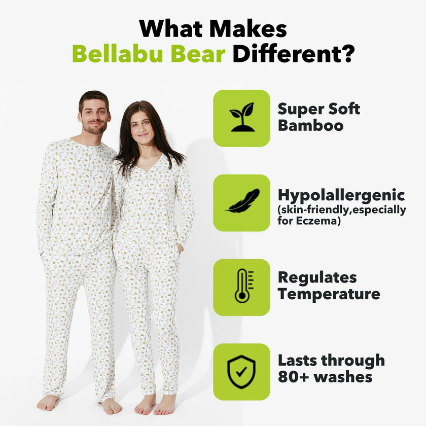 Milk & Cookies Bamboo Men's Pajama Set