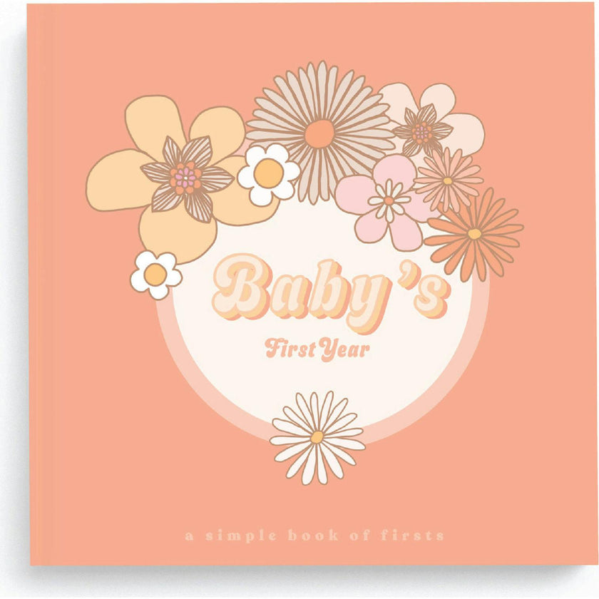 Flower Child Memory Baby Book