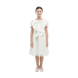 Cream Pamela Embroidered Dress