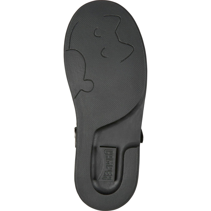 Duet Twins Printed Leather Mary Jane Shoes