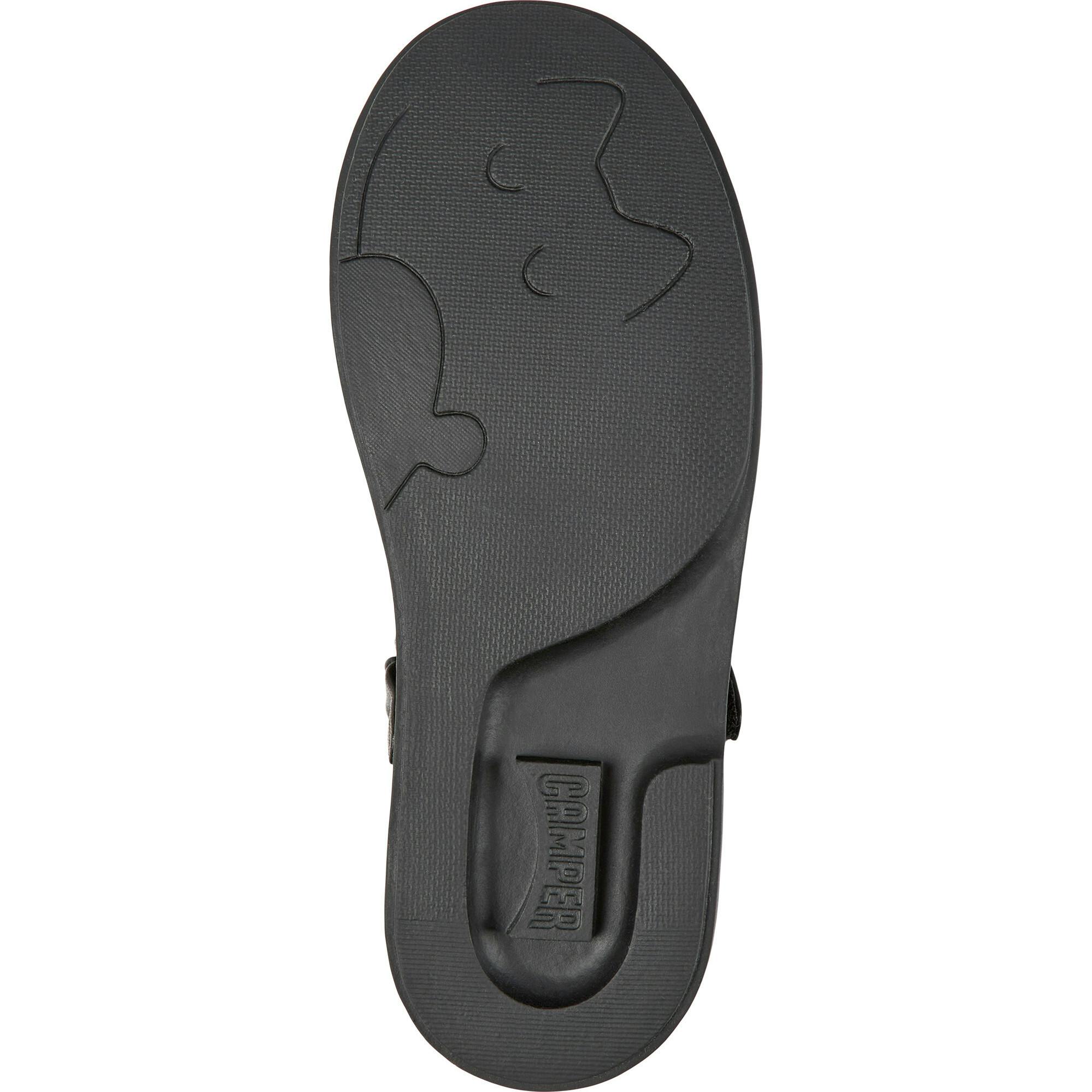 Duet Twins Printed Leather Mary Jane Shoes