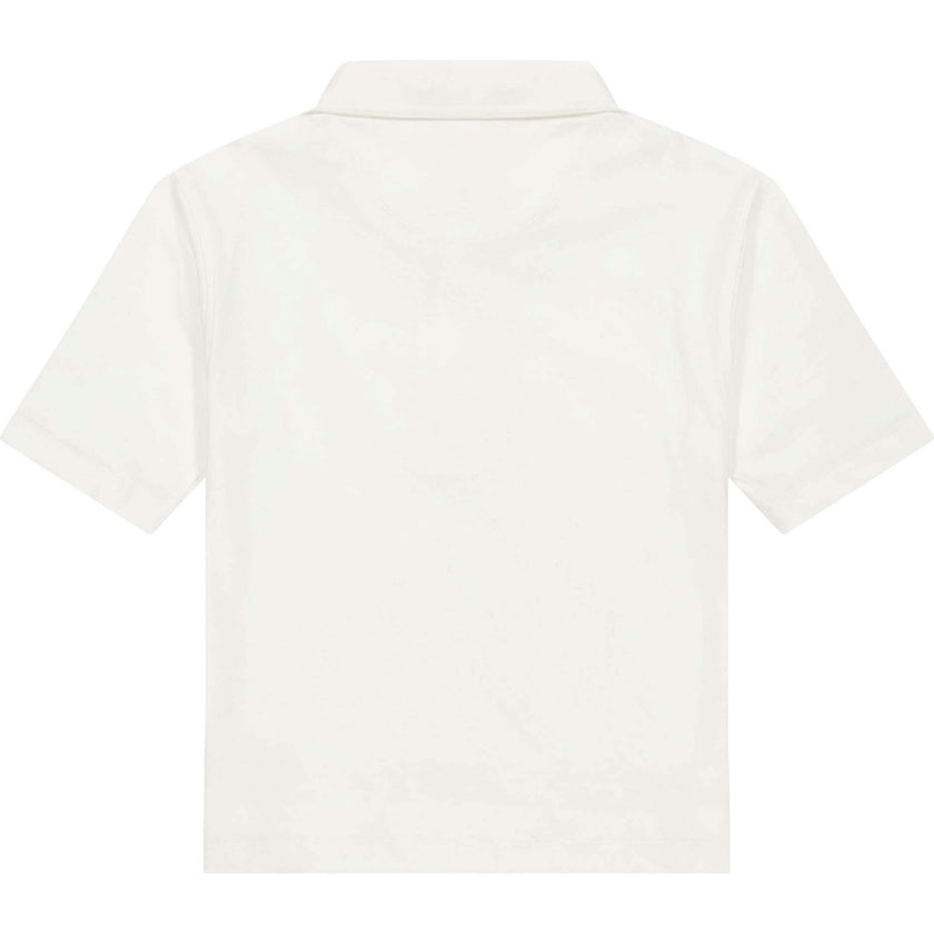 Short Sleeve Polo | White