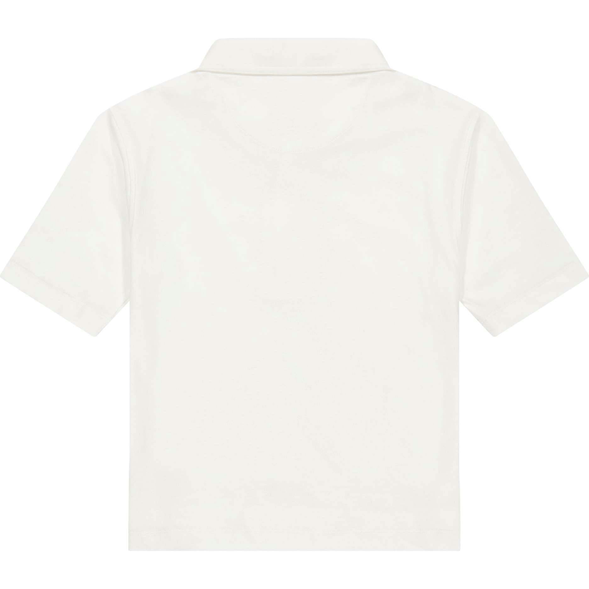 Short Sleeve Polo | White