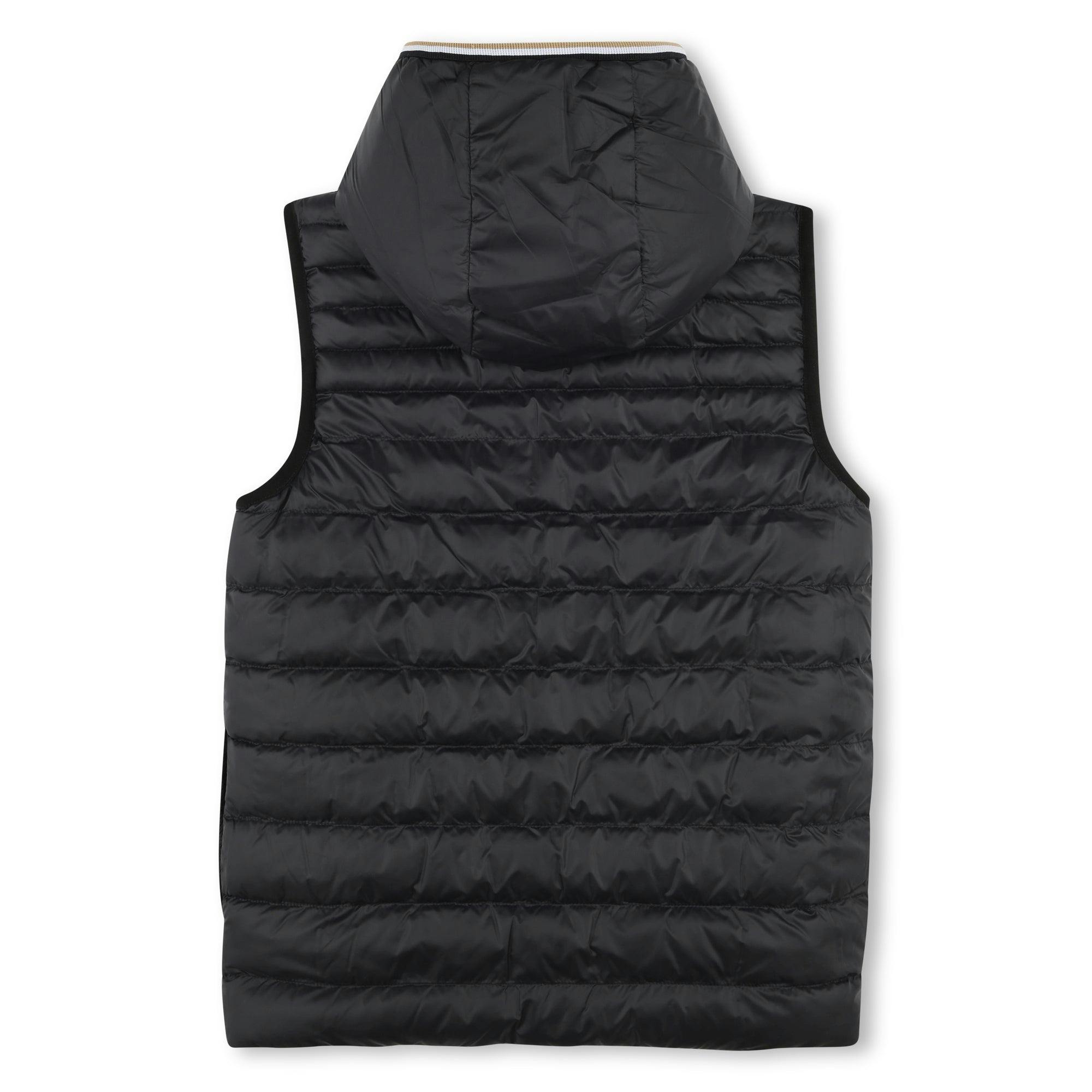 Blue Reversible Logo Puffer Vest