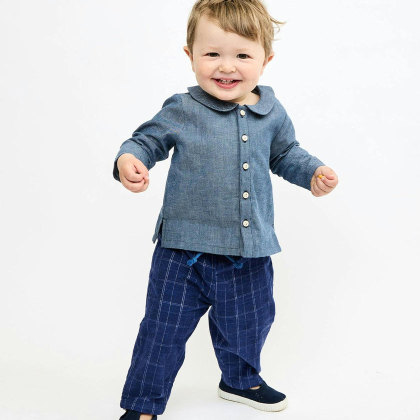 Jefferson Baby Shirt, Denim