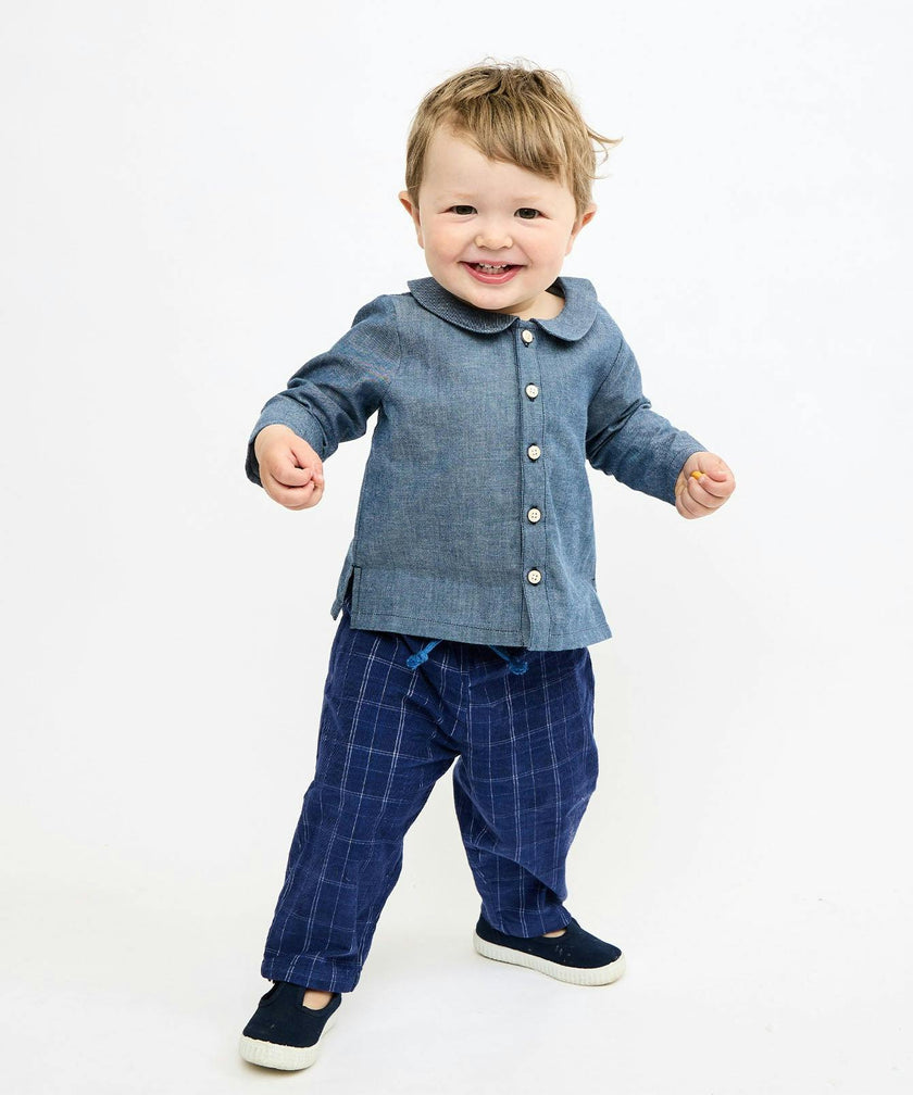 Jefferson Baby Shirt, Denim