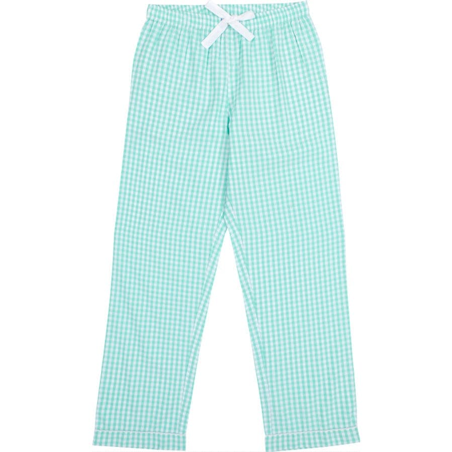 Men's Mint Gingham PJ Pants