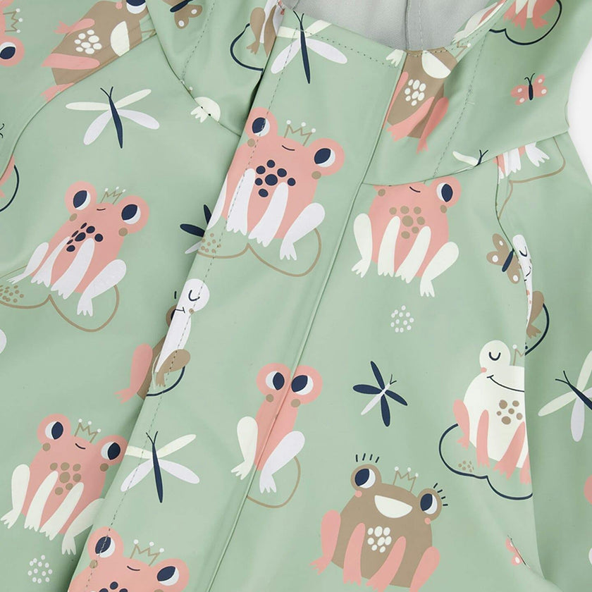 Rain One-Piece In Polyurethane Green Print